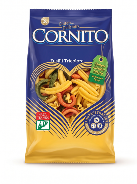 cornito cestoviny fusily trojfarebne