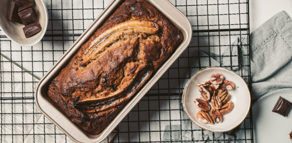 Banánový chlebík z kokosovej múky