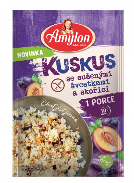 bezlepkovy kuskus slivka