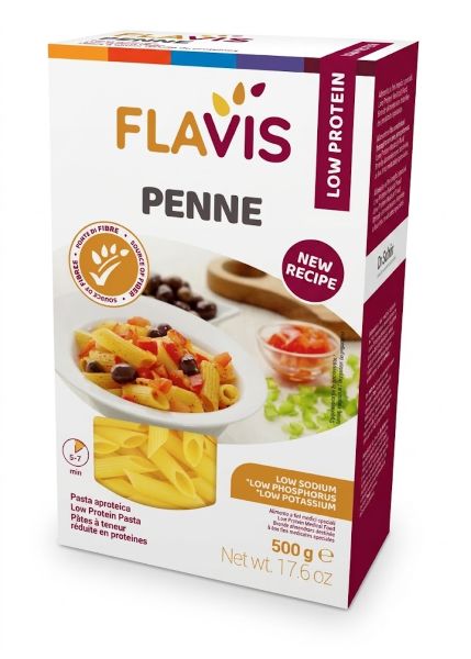 FLAVIS Penne PKU | Nízkobielkovinové cestoviny bez lepku 500g
