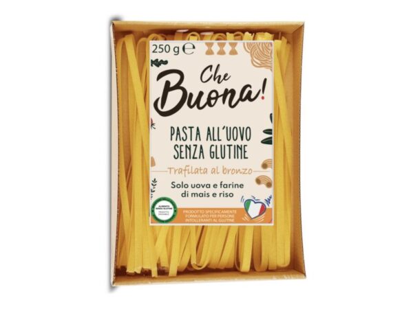 Che Buona – Bezlepkové vaječné cestoviny Tagliatelle, 250g