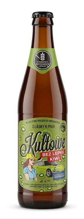 Kultowe pivo bez lepku kiwi 4,7 % (0,5 l)